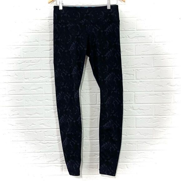 lululemon athletica Pants - Lululemon Wunder Under Pant Beautiful Bouquet Inkwell Size 8